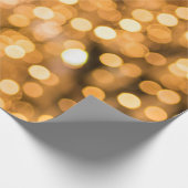 Gouden Glitter Glam Kerst Inpakpapier (Hoek)