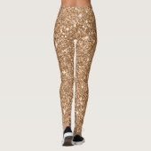 Gouden Glitter Glamour Leggings (Achterkant)
