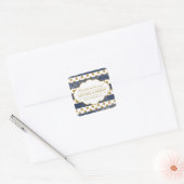 Gouden Glitter Glamour Wedding Favor Stickers (Envelop)