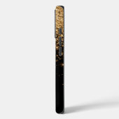 Gouden glitter glans elegante luxe textuur Case-Mate iPhone case (Achterkant / Links)
