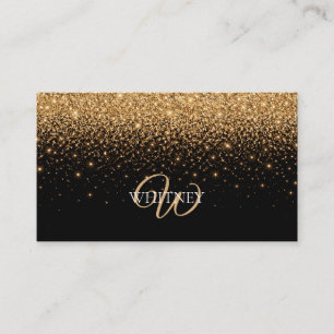 Gouden glitter glans elegante luxe textuur visitekaartje