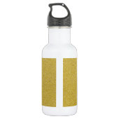 Gouden Glitter, Glans, Glitter Achtergrond Waterfles (Achterkant)