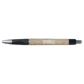 Gouden glitter glans pen (Voorkant)
