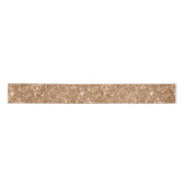 Gouden Glitter Glans Satijnen Lint (Voorkant)
