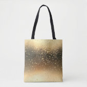 Gouden Glitter Glans Tote Bag (Voorkant)