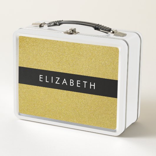 Gouden Glitter, Glitter Achtergrond, Jouw naam (Voorkant)