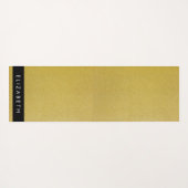 Gouden Glitter, Glitter Achtergrond, Jouw naam Yogamat (Achterkant (horizontaal))