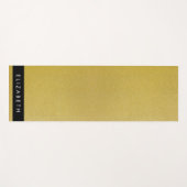 Gouden Glitter, Glitter Achtergrond, Jouw naam Yogamat (Voorkant (horizontaal))