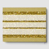 Gouden Glitter Gouden Bruiloft Jubileum Gastenboek (Achterkant)