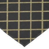 Gouden Glitter Grid elke kleur Tafelkleed (Gekanteld)