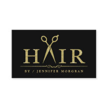 Gouden Glitter Hair Stylist Schaar Afspraak