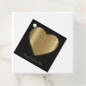 Gouden Glitter Hart Valentijnsdag Cadeau Favoriet  Bedankjes Labels (In situ)