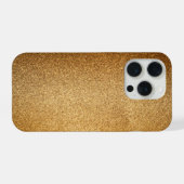 Gouden Glitter  iPhone Hoesje (Achterkant horizontaal)