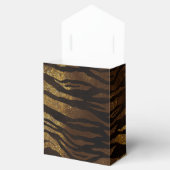 Gouden Glitter Jungle Tijger Bedankdoosjes (Geopend)