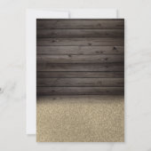 Gouden Glitter Jurk,Ballonnen,Houten Quinceanera Kaart (Achterkant)