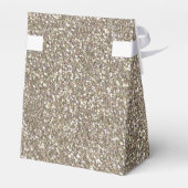 Gouden Glitter Kerst Vakantie Feest Favor Boxes Bedankdoosjes (Achterkant)