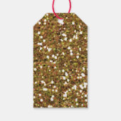 Gouden Glitter Klasse van 2025 Cadeaulabel (Achterkant)