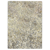 Gouden Glitter Knetterende Moderne Chic Glam Glans Klembord (Achterkant)