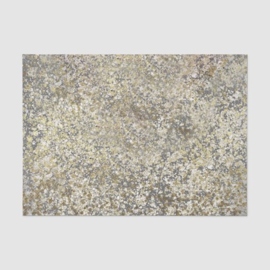Gouden Glitter Knetterende Moderne Chic Glam Glans Tissuepapier (Voorkant)