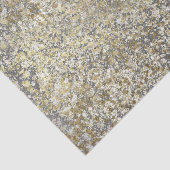 Gouden Glitter Knetterende Moderne Chic Glam Glans Tissuepapier (Detail)