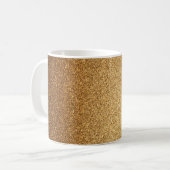 Gouden Glitter Koffiemok (Voorkant links)