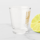 Gouden Glitter Las Vegas Bachelorette Favor Shot Glas (Links)