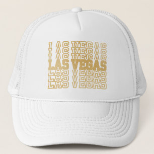 Gouden Glitter Las Vegas Trucker Pet