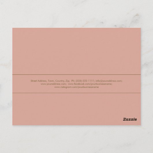 Gouden Glitter Lash Wings Bedankt Korting Roze Briefkaart (Achterkant)