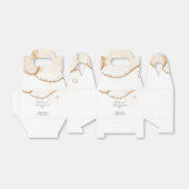 Gouden Glitter lijn Moderne minimale bruiloft Welk Bedankdoosjes (Uitgevouwen)