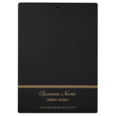 Gouden Glitter Lijnen Klembord (Achterkant)