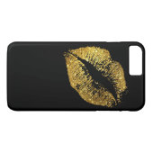 Gouden Glitter Lippen #3 Case-Mate iPhone Case (Achterkant (Horizontaal))