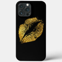 Gouden Glitter Lippen