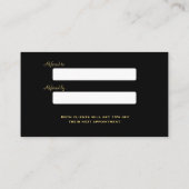 Gouden Glitter Lippen Make-up Artiest Verwijzing (Achterkant)