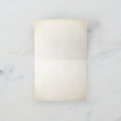 Gouden Glitter Look Dankkaart Bedankkaart (Binnen)