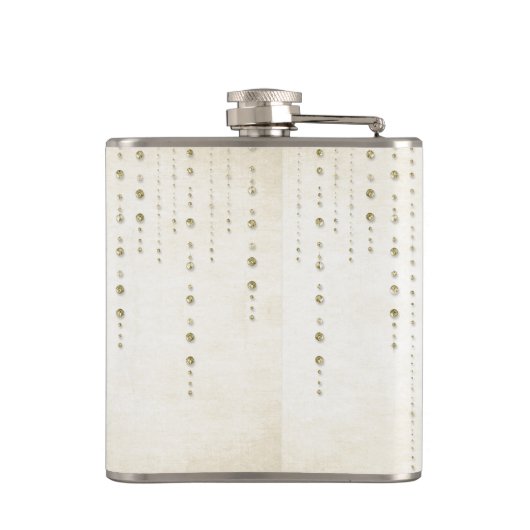 Gouden Glitter Look Matron of Honor Flask Heupfles (Achterkant)