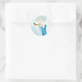 Gouden Glitter l'shanah Tovah Jom Kippur Stickers (Tas)