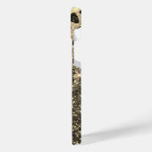 Gouden Glitter Luipaard Print iPhone Hoesje (Linkerkant)