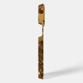 Gouden Glitter Luipaard Print iPhone Hoesje (Rechterkant)