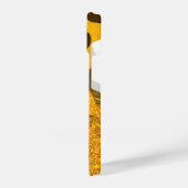 Gouden Glitter Luipaard Print iPhone Hoesje (Linkerkant)