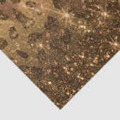 Gouden Glitter Luipaard Print Tissuepapier (Detail)