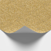 Gouden Glitter Luxe Sparkle Tinsel Cadeaupapier (Hoek)