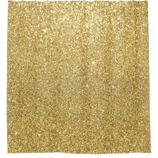 Gouden glitter, luxe, sprankelende achtergrond. douchegordijn (Voorkant)
