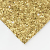 Gouden glitter, luxe, sprankelende achtergrond. fleece deken (Hoek)