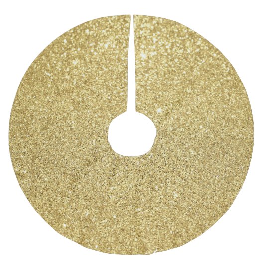 Gouden glitter, luxe, sprankelende achtergrond. kerstboom rok (Voorkant)