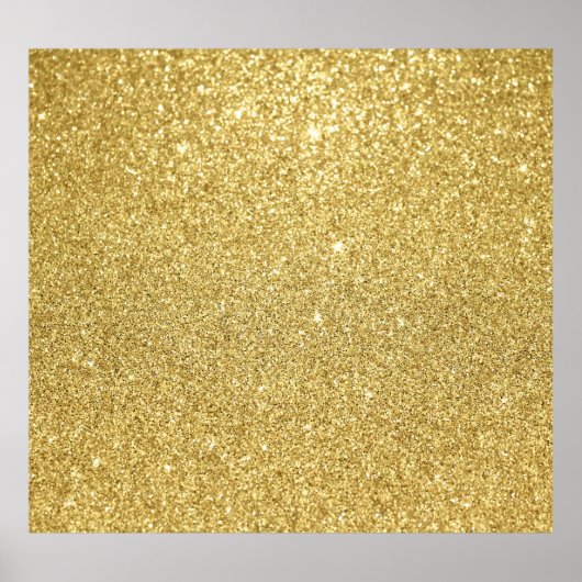 Gouden glitter, luxe, sprankelende achtergrond. poster (Voorkant)