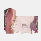 Gouden Glitter Marmeren Agaat 50ste Jubileum Bedankdoosjes (Uitgevouwen)