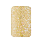 Gouden glitter met vonken badmat (Voorkant Verticaal)