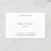 Gouden Glitter Modern Professionele Template Elega Visitekaartje (Achterkant)