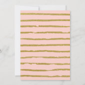 Gouden Glitter Moderne Script Afstudeer Dankjewel Bedankkaart (Achterkant)