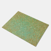 Gouden Glitter Moderne Trendy Glam Persoonlijk Deurmat (Schuin)